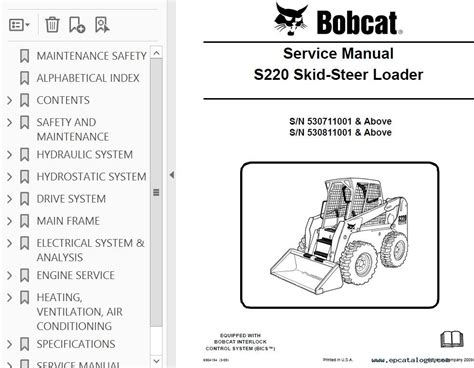 bobcat s220 skid steer specs|bobcat s220 service manual pdf.